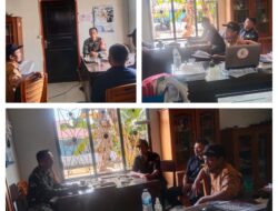 Babinsa Melaksanakan Komsos Dengan Ketua BPD Di Desa Binaan