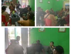 Komsos di Kantor Desa, Babinsa Tingkatkan Kerjasama Yang Baik Dengan Aparat Desa