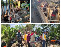 Dansatgas TMMD Ke-126 Kodim 1308/LB Bersama Dinas PUPR Kabupaten Tinjau TMMD Di Desa Siuna