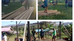 Bahan Material Kayu Bedah Rumah Program TMMD Telah Tiba
