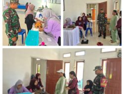 Peduli Kesehatan Balita, Ibu Hamil Dan Lansia, Babinsa Desa Kayowa Laksanakan Pendampingan Posyandu Balita, Ibu Hamil Dan Lansia