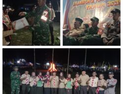 Serda Musliadi Babinsa Koramil 03/Batui Menghadiri Acara Penutupan Kegiatan Jambore Ranting Batui Tahun 2025