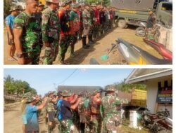 Rutinitas Apel Pagi Satgas TMMD Ke-126 Sebelum Bekerja