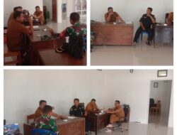 Wujudkan Keamanan Dan Ketertiban Di Wilayah Binaan, Babinsa Lakukan Komsos Bersama Aparatur Desa