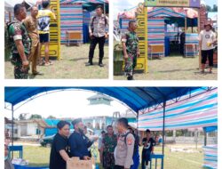 Babinsa Koramil 03/Batui Pengamanan Kesiapan Pelaksanaan Jambore Ranting Kwartir Tahun 2025