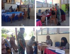 Pantau Kesehatan Warga, Babinsa Desa Hion Dampingi Posyandu ILP