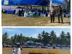 Babinsa Desa Argomulyo Hadiri Upacara Hari Santri di Desa Argomulyo””Semangat Kebangsaan dan Cinta Tanah Air Menyatu””