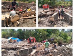 Wadan Satgas TMMD Ke-126 Tinjau Langsung Progres 75% Pengerjaan Rehabilitasi Jalan Produksi