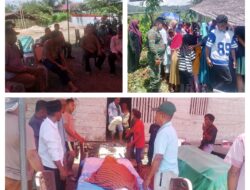 Turut Berbela Sungkawa, Babinsa Koramil 12/Bulagi Melayat atas Meninggalnya Saudara Kades Desa Binaan