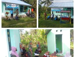 Babinsa Desa Hion Gelar Karya Bakti Bersama Mahasiswa KKN UIN Datuk Rama Palu