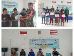 Pastikan Tepat Sasaran, Babinsa Koramil 02/Bunta Dampingi Penyaluran BLT DD