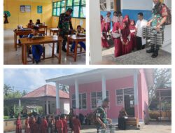 Babinsa Kodim 1308/LB Kawal Pendistribusian Makan Bergizi Gratis