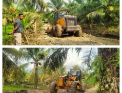Pengerasan Jalan TMMD Kodim 1308/LB Telah Rampung 90 Persen