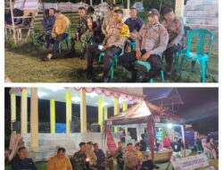 Babinsa Desa Nonong Lakukan Pengamanan  Open Turnamen Motindok Cap ll Minisoccer Tahun 2025