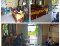 Monitoring Wilayah, Babinsa Aktif melaksanakan Komsos Dengan Aparat Kelurahan Dan Warganya