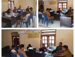 Babinsa Koramil 03/Batui Komsos Dan Monitoring Perkembangan Situasi di Wilayah Desa Binaan