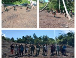 Dukung Dan Sukseskan Swasembada Pangan Nasional ,Danramil 1308–12/Bulagi Hadiri Penanaman Padi Gogo Di Desa Peling Seasa