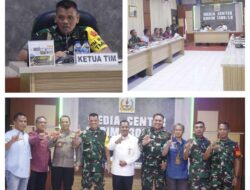 Dansatgas Paparkan Progres TMMD Ke 126 Kepada Tim Wasev Mabes AD