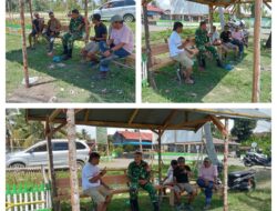 Ajang Bergengsi Open Turnamen Cup 1 ,Babinsa Ajak Masyarakat Gori gori Partisipasi Olahraga Dan Kamtibmas