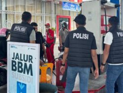 Polres Pidie Lakukan Monitoring Ketersediaan BBM di SPBU
