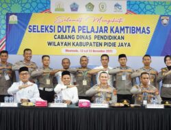 Kapolres Pidie Jaya Buka Seleksi Duta Pelajar Kamtibmas 2025 di Aula PLHUT, Wujud Sinergi Polri dan Dunia Pendidikan