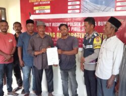 Polres Pidie Jaya Mediasi Perselisihan Warga Jangka Buya, Wujudkan Polisi Humanis untuk Masyarakat