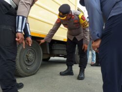 Ramp Check Polres Pidie Jaya untuk Wujudkan Transportasi Aman