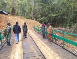 Letkol Inf Raden Herman Sasmita Monitoring Jalan TMMD, Wujud Kepedulian TNI terhadap Rakyat