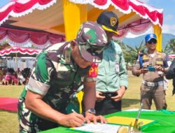 Dipimpin Kasdam XXIII/PW Bersama Bupati Banggai Hadiri Upacara Penutupan TMMD Ke-126 Tahun 2025