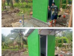 Hari Ini, Sasaran Fisik Pembuatan 2 Unit MCK Umum Satgas TMMD Selesai 100 Persen