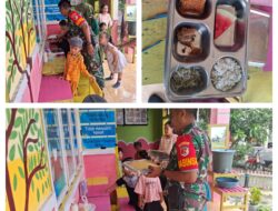 Sukseskan Program Makanan Bergizi Gratis (MBG) Babinsa Dampingi Proses Pendistribusian Ke Sekolah