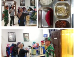 Babinsa Kodim 1307/LB, Dampingi Pendistribusian Takjil Makan Bergizi Gratis