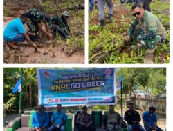 Koramil 1308–07/Pagimana Hadiri Launching Go Green Lingkungan