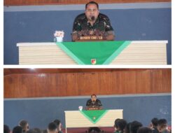 Tiga Hari Menjelang Penutupan TMMD Ke 126 Dansatgas Pimpin Rapat Kesiapan Acara Penutupan