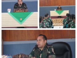 Jelang Berakhirnya TMMD Reguler Ke-126 Kodim 1308/LB, Dansatgas Pimpin Rapat Terbatas