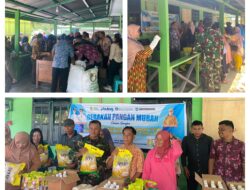 Gerakan Pangan Murah Jadi Pilar Stabilisasi ,Pabung 1308–10/Salakan GPM Di Makoramil