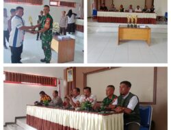 Babinsa Koramil 02/Bunta Hadiri Rapat Evaluasi dan Pembubaran Panitia Kemah Bakti Kwaran Bunta Tahun 2025