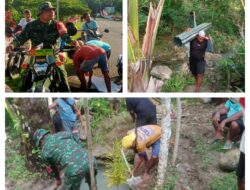 Perbaikan Bak Utama Program TNI AD Manunggal Air Di Desa Bondat