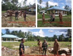 Danramil 02/Bunta Laksanakan Pengecekan dan Pengukuran Lokasi Rencana Pembangunan KDKMP