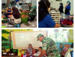 Kawal Program MBG, Babinsa Cek Dapur Dan Pendistribusian Ke Sekolah-sekolah