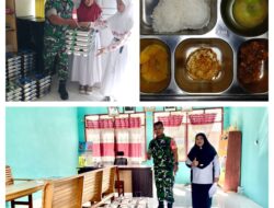Peran Aktif Babinsa Jajaran Kodim 1308/LB Dampingi Pendistribusian Makan Bergizi Gratis Di Wilayah Binaan