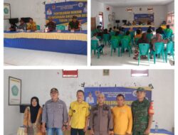 Babinsa Desa Tobelombang Dukung Terwujudnya Tata Kelola Dana Desa yang Transparan