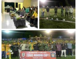 Danramil 1308–03/Batui Hadiri Pembukaan Open Turnamen Mini Soocer Tunas Mandiri Cup 1 tahun 2025