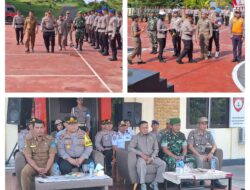 Dandim Diwakili Danramil 1308–02/Salakan, Hadiri Upacara Apel Gelar Pasukan Operasi Zebra Tinombala Tahun 2025