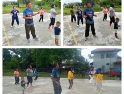 Jaga Kebugaran ,Babinsa Koramil 03 Batui Ikuti Senam Kamis Manis Bersama Muspika Batui Serta Aparat Desa