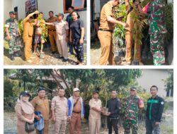 Babinsa Sertu Juibert Jemmy Pendampingan Penyerahan Bibit Durian Musang  King