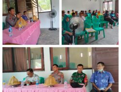 Babinsa Koramil 02/Bunta Peningkatan Kapasitas Anggota Linmas dan Penyuluhan Penertiban Hewan Ternak