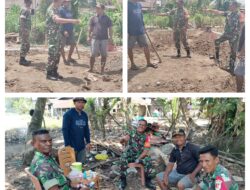 Danramil 03/Batui Tinjau Progres 100% Pembangunan Koperasi Desa Merah Putih Di Bumi Harjo