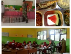 Pendampingan Babinsa Kawal Distribusi Makanan Bergizi Gratis untuk Ribuan Siswa Banggai
