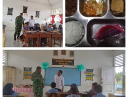 Program Makan Bergizi Gratis: Babinsa Koramil 02/Bunta Kawal Distribusi Hingga Pelosok Sekolah